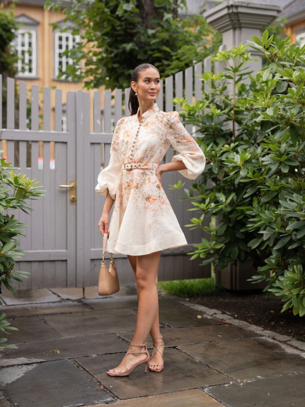 Zimmermann  illustration mini dress